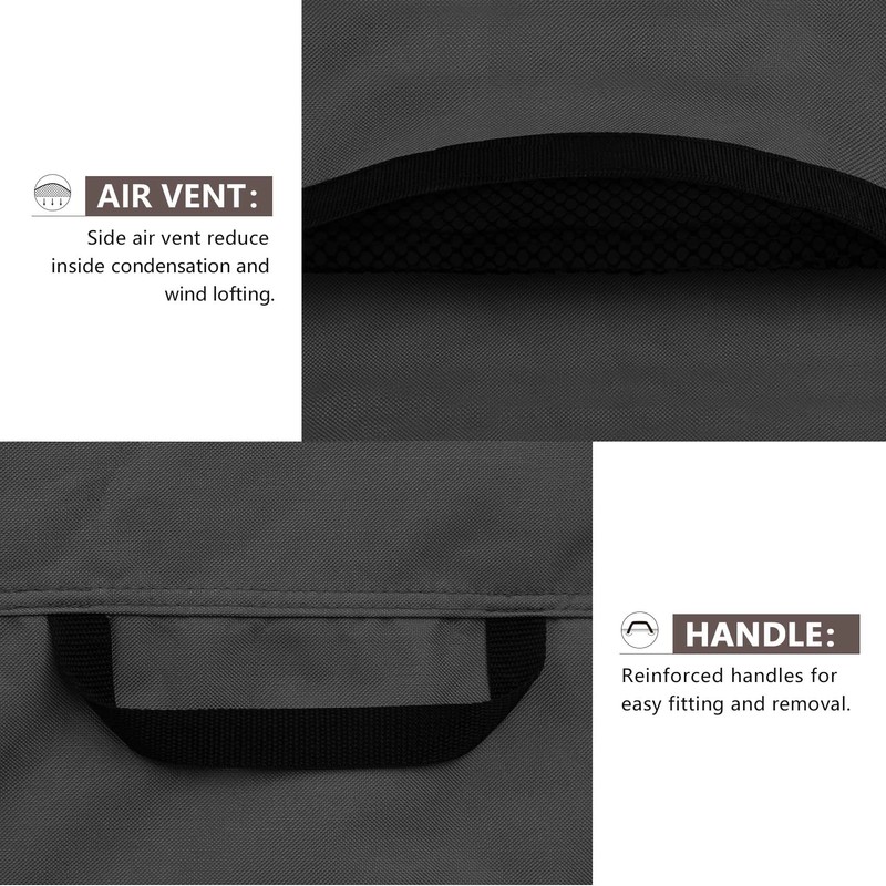 ULTCOVER Waterproof Square Air Conditioner Cover for Outside AC Units