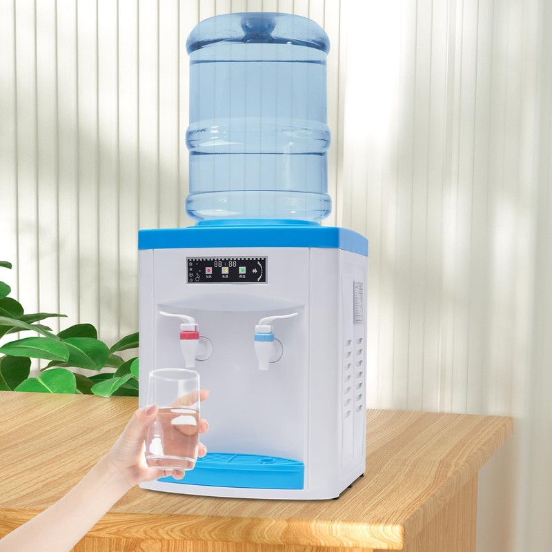 Countertop Water Cooled Dispenser, 550W 110v Hot and Cold Water