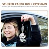 LOGOFUN Plush Panda Keychain and Pendant - Stuffed Panda Doll