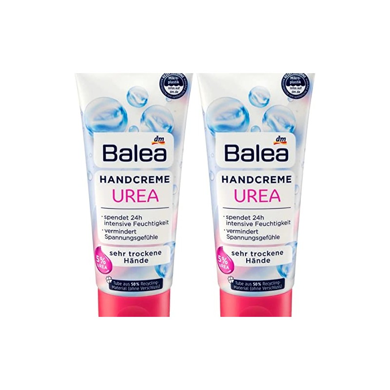 Balea Hand Cream Urea, 100 ml (pack of 2) -