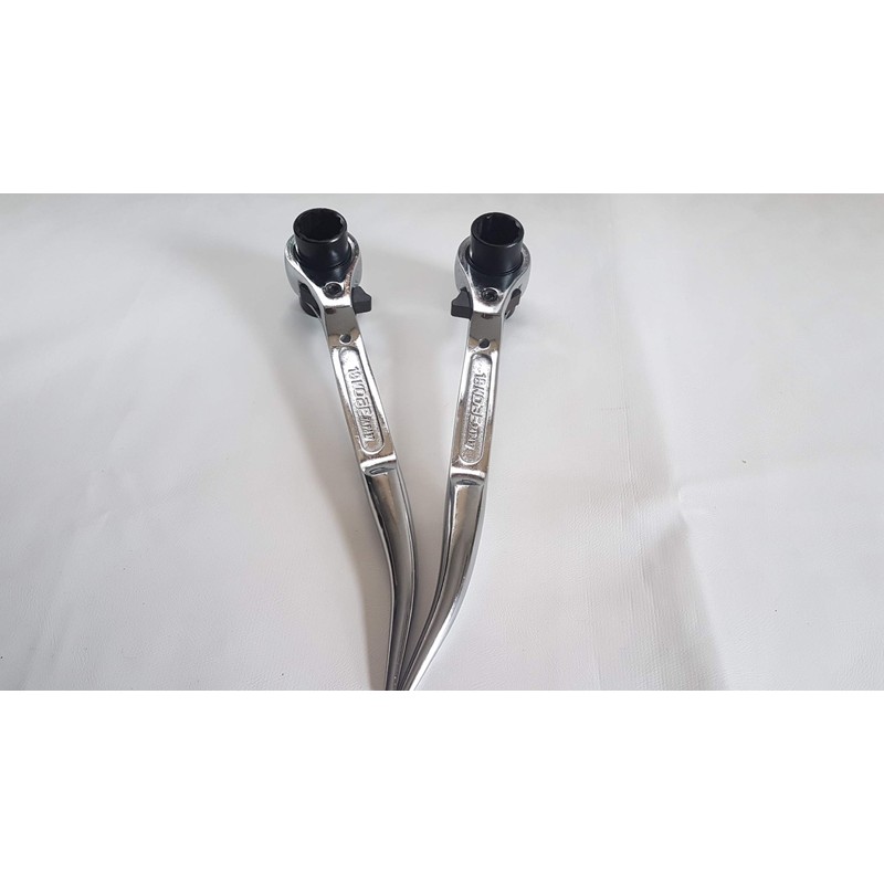 BBI LTD Scaffold Ratchet Podger Spanner 19&21 Steel Quality 10''