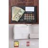 Life Pocket Smart Wallet Genuine Leather Bifold Men's Women's Mini
