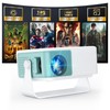 WOLFANG Mini Projector, Home Cinema Projector for Bedroom, Portable 1080P