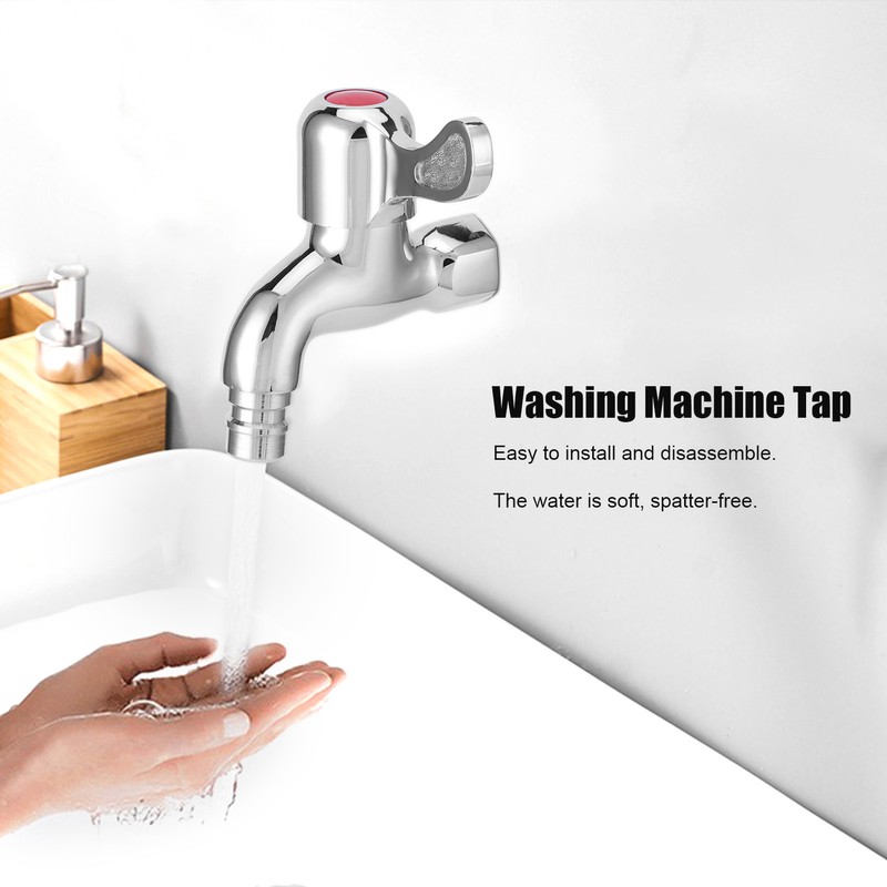 G1/2 Male Thread Washing Machine Faucet Wall Mounted Single Cold