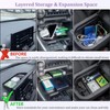 JDMCAR Upgraded Center Console Organizer Compatible with Toyota RAV4 2025