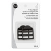 Dritz 1" Strap Slide Adjusters, 2 Count, Black