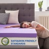 SINWEEK 1.5 Inch Gel Memory Foam Mattress Topper Ventilated Soft