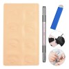 Kit Pluma Navaja Piel Practica Microblading Tatto Cejas Al Azar