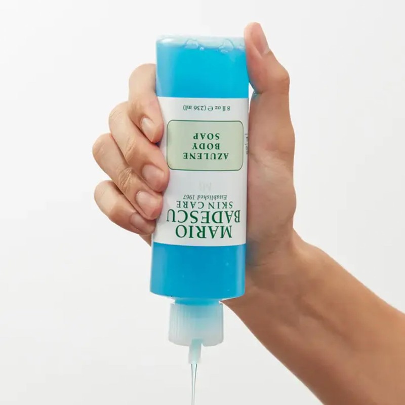 Mario Badescu Azulene Body Soap, Gentle Bath Wash to Soften,