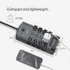 Belkin BP112230-08 Supresor de Picos Enchufe de Pivote, 12 Salidas,