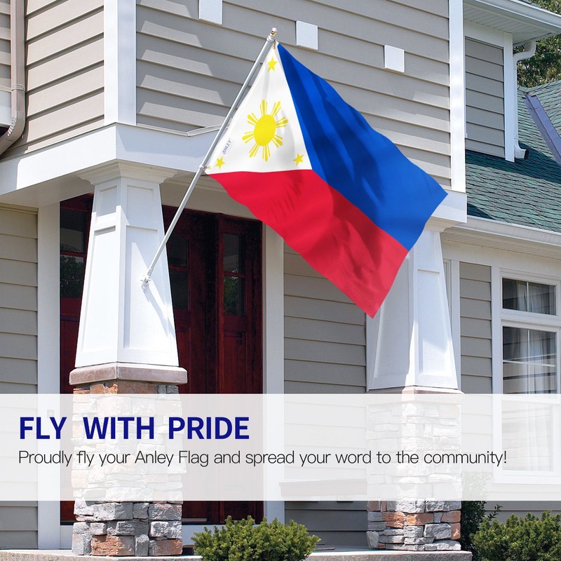 Anley Fly Breeze 3x5 Foot Philippines Flag - Vivid Color