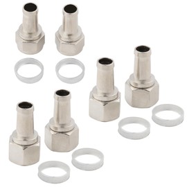 YFFSFDC 3C 4C 5C Compatible F-Type Connection Driver Set of 6 F Terminals for Antenna Connection Convenient Installation
