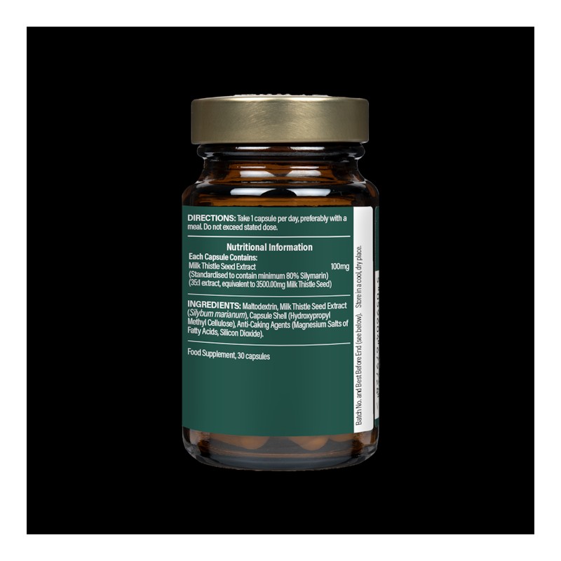 Holland & Barrett Milk Thistle 100mg 60 Capsules