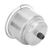 LED Cup Holder, 4Pcs DC 12V RGB Stainless Steel Beverage
