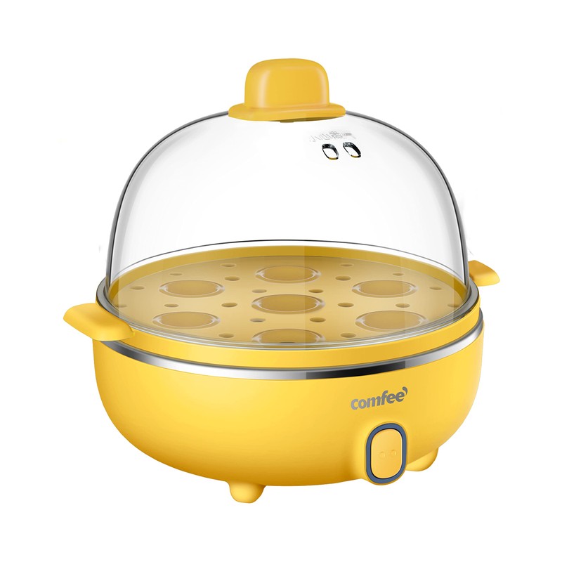 Comfee' Cuociuova MZ-ZG16E101A2, 7 Uova, Capacità 0.3L, Giallo