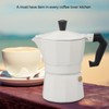 Stovetop Moka Pot Italian Hand Brewed Coffee Maker Aluminum Alloy