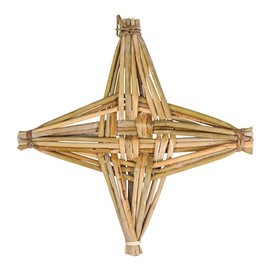 Biddy Murphy Saint Brigid Irish Cross, Hanging 10" x 10" x 1", Made in Ireland