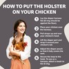 Hen Holster Bird Diaper, Wrap Around - for Hens, Roosters,