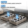 TIOPGHAD Under Bed Storage with Wheels, 2-Pack Under Bed Shoe