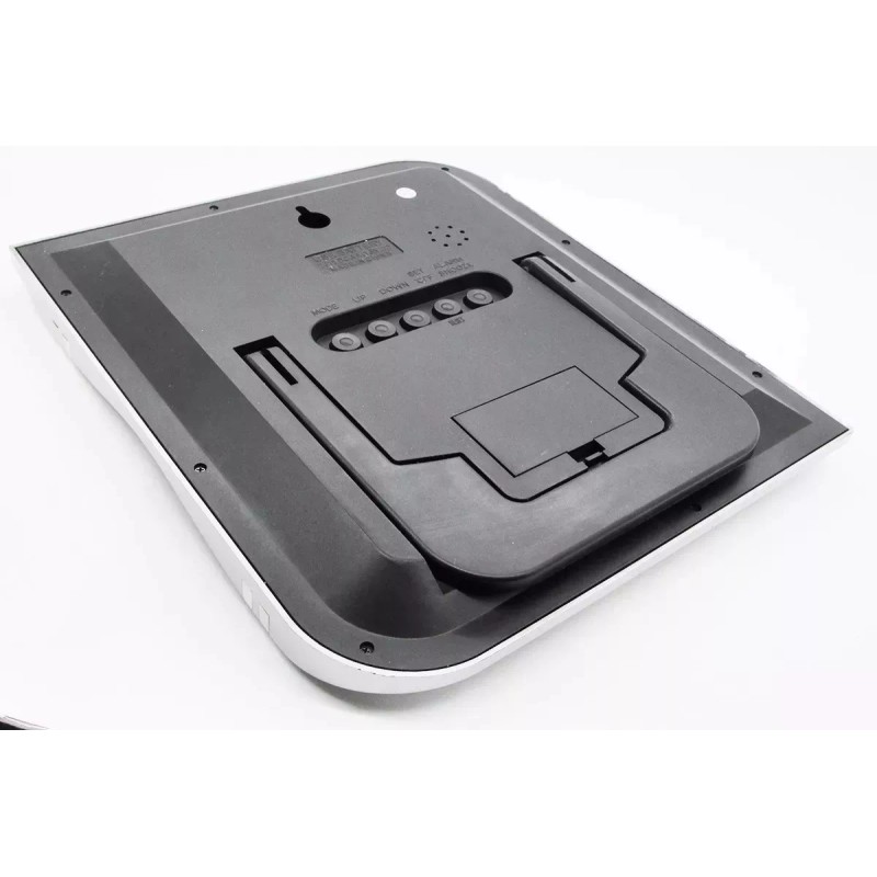 Gadiz Reloj Digital Pared Escritorio 25x22cm Gadiz Temp Gris