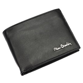 Pierre Cardin TILAK56 880BP Men's Wallet, Elegant Men's Wallet, Wallet, Natural Leather, Card Case, RFID Protection, Black, black, Elegant