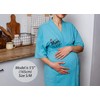 Life of Joy Matching Mommy Labor Delivery Robe, Swaddle, Hat
