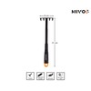 Mivos Steel Garden Hand Rake - Small 5 Tooth Garden
