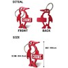 CHUMS CH62-1193-R001-00 Booby Bottle Opener Red