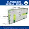 Geonassur Magnetic T type 90°/180° 2 Different Bubbles Shatterproof Cross