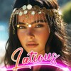 Latious Head Chain Jewelry Gold Rhinestone Forehead Headpiece Goddess Hair