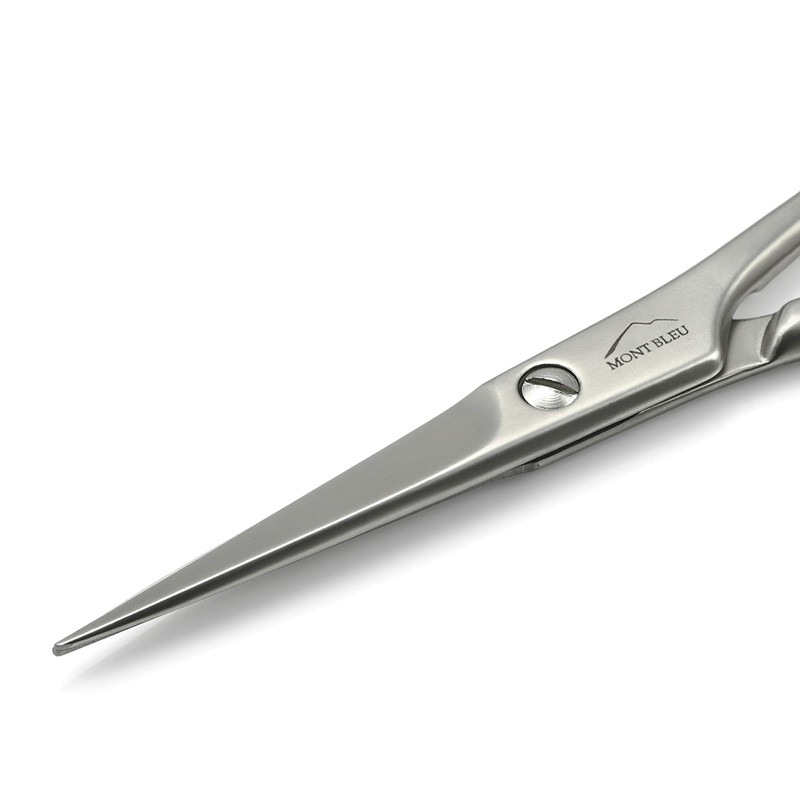 Mont Bleu Carbon Steel Moustache Scissors Made in Italy