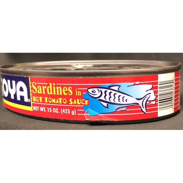 Goya Sardines in Hot Tomato Sauce, Oval, 15 Ounces