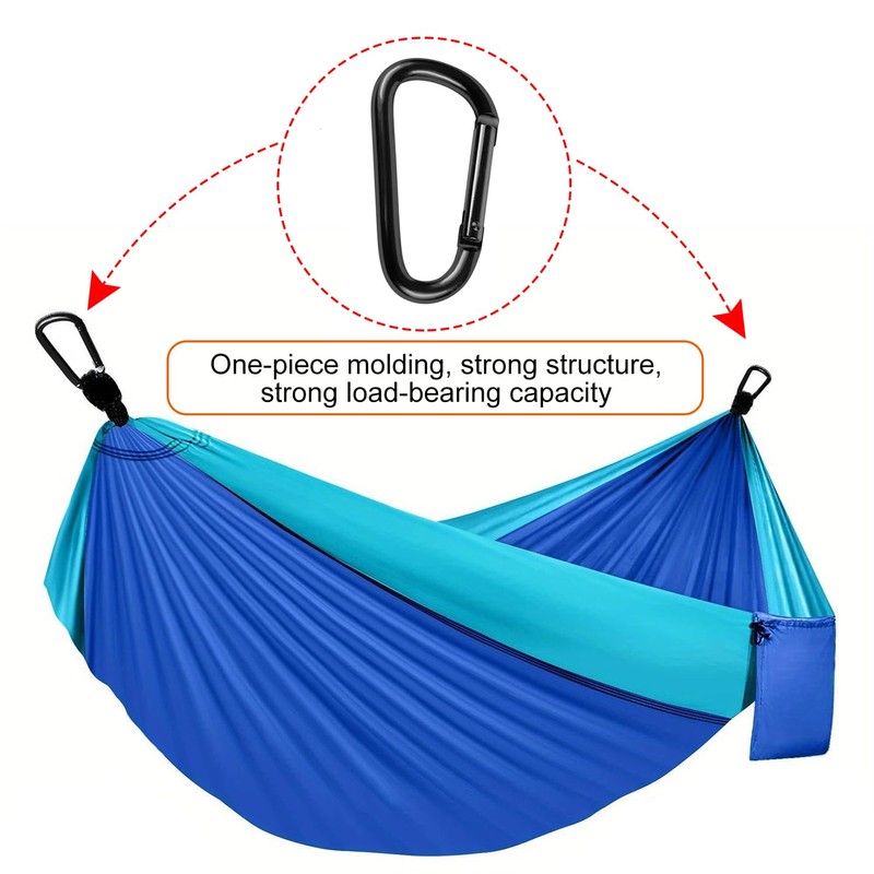 YPYMOD 5 Pairs of Aluminium Carabiner Hooks, D-Clip in Black,
