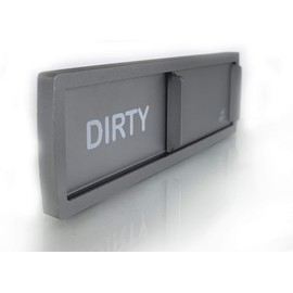 Premium Limited Edition Dishwasher Magnet Clean Dirty for a Unique and Stylish Look (Black Stainless)