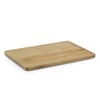 modernes Bambus Serviertablett rechteckig 25 x 17.5 cm für Tee