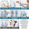TAILI Shower Shelf Suction Cup No Drilling Shower Organiser Shower