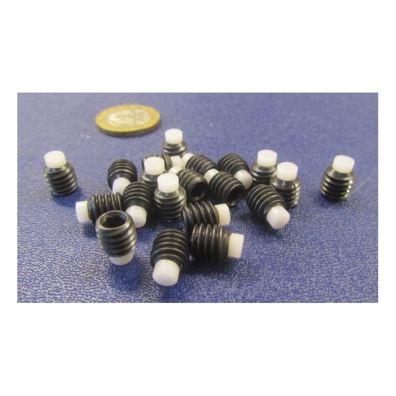 Black Oxide Finish Alloy Steel Nylon Tip Set Screw 5/16"-18