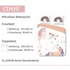 CINYE Children's Girls Kawaii Unicorn Bed Linen 135 x 200