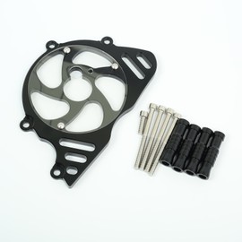 Motorcycle Front Sprocket Cover Guard Case Chain Protector for Z1000 2010-2021 (Black)