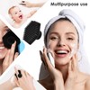 New and Upgraded Silicone Face Scrubber - Gentle Rubber Exfoliator for Soothing Facial Cleansing