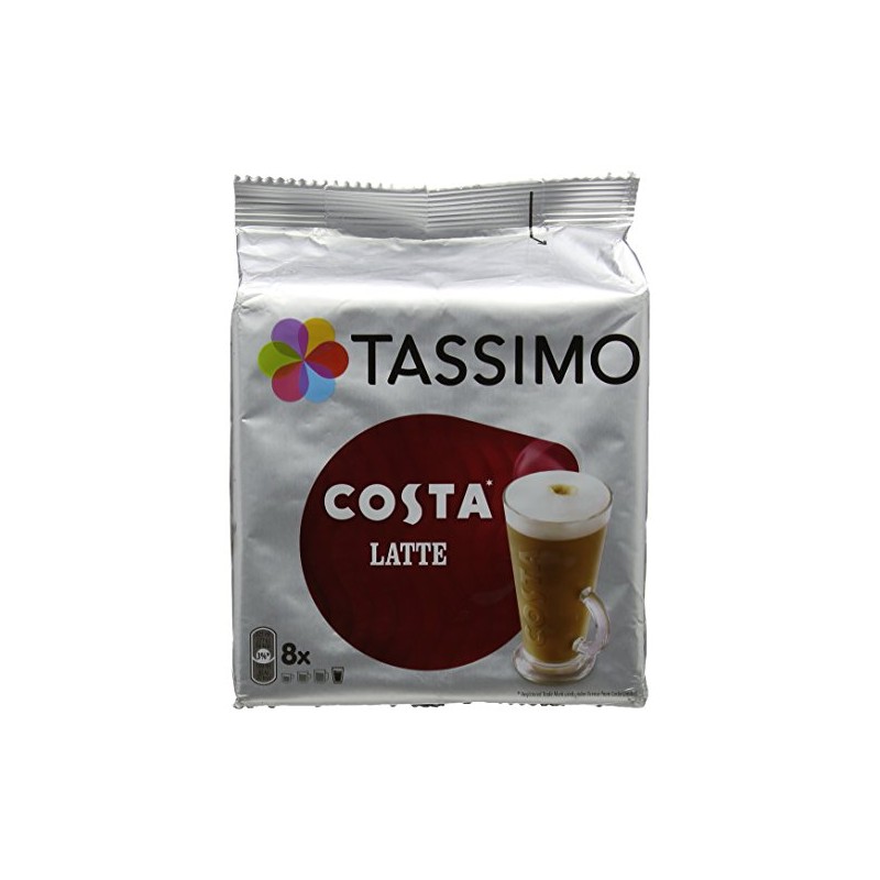 TASSIMO Costa Latte Coffee 1 x Pack (16 T Discs,
