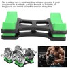 Hapivida 1 Pair Dumbbell Rack, Prevent Rolling Dumbbell Bracket Mat