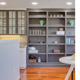 Estevez Lámpara LED Para Techo Empotrable de 6W Luz Cálida, Fría o Neutra, Lámpara Color Blanco o Níquel (Blanco, Luz Neutra)