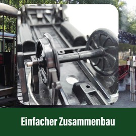 ML-Train Stake Car with Side Walls Black/Grey - Self-Assembly Wagon / Construction Kit - Garden Railway Gauge G