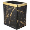 Huaqinglian Small Office Trash can Bedroom Wastebasket,Rectangle Slim Bathroom Kitchen