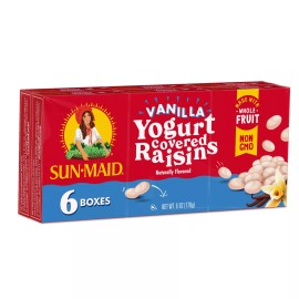 Undisclosed Sun-Maid Vanilla Yogurt Covered Raisins 6-Pack/1oz Cartons