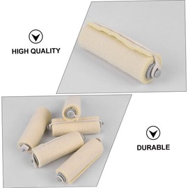 LALAFINA 12pcs High Temperature Resistant Hairdressing Perm Cotton Pads for Thermal Insulation Essential Hair Salon Accessories for Safe Dyeing and Perming Lightweight and Convenient Tools