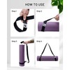 Slim Panda Yoga Mat Straps for Carrying,Adjustable Yoga Mat Carrier,Multiple