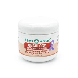 PhysAssist Oncology Recovery Cream: 4 oz Unscented, Super Moisturizing for Dry, Itchy, Sensitive Skin