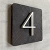 Hasware Floating House Number Sign, 12 cm, Modern Door Numbers,